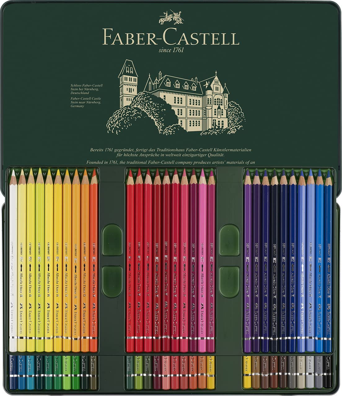 Crayon aquarellable A. Dürer - boîte métal 60 couleurs